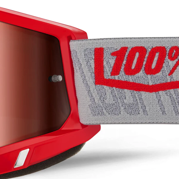 100% Accuri 2 Goggle Mirror Lens - Gatorback Red - Image 4
