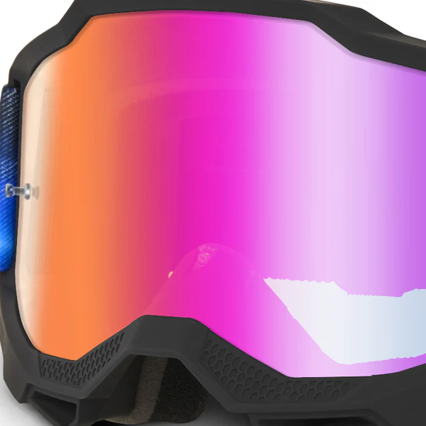 100% Accuri 2 Goggle Mirror Lens - Superdome Dark Red - Image 3