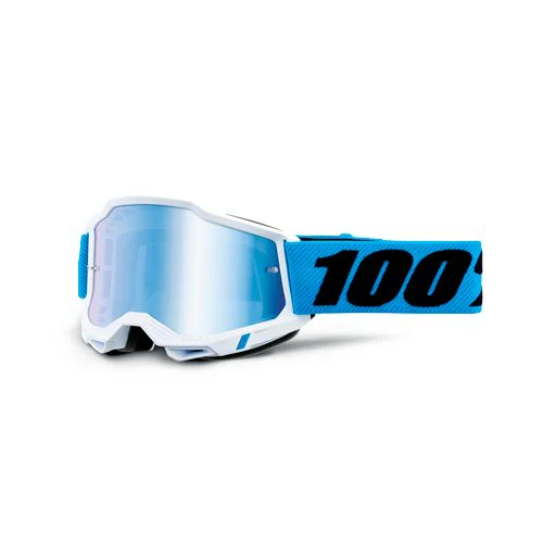 100% Accuri 2 Junior Goggle Novel - Mirror Blue Lens