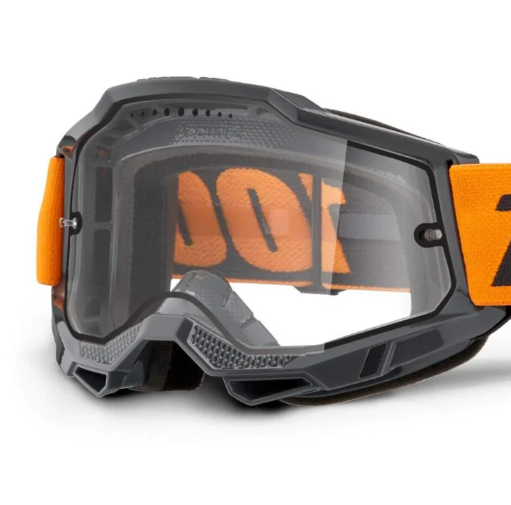 100% Accuri 2 MTB Goggle Clear Lens - Orange - Image 3