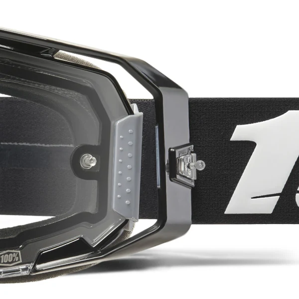 100% Armatic Enduro Goggles Black - Clear Lens - Image 4