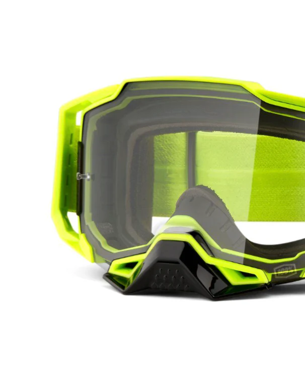100% Armega Goggle Nuclear Citrus - Clear Lens - Image 3