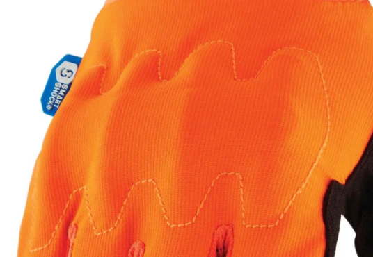 100% Cognito Smart Shock Gloves Fluo Orange - Image 2