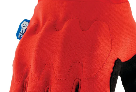 100% Cognito Smart Shock Gloves Red - Image 2
