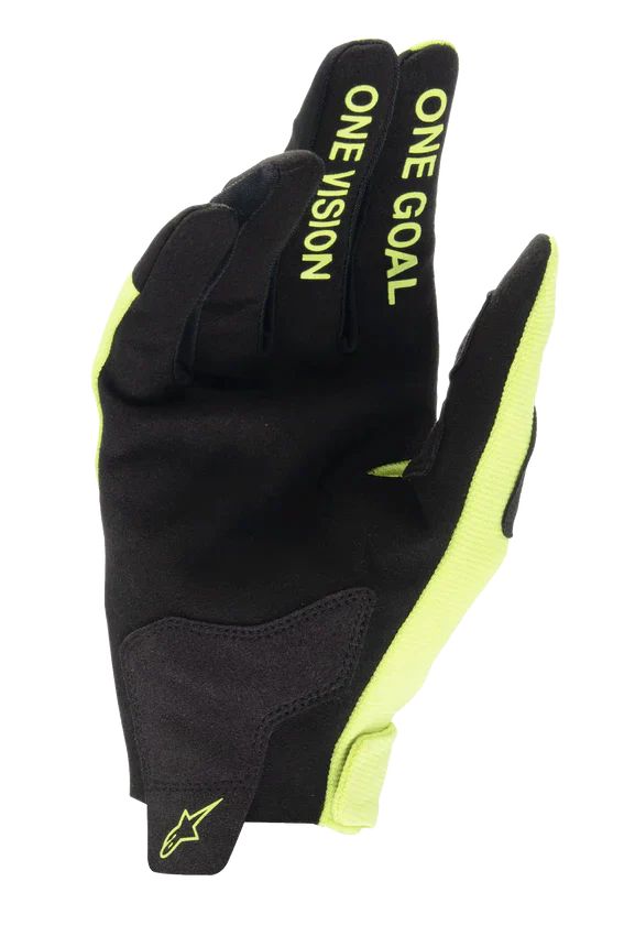 Alpinestars Radar Gloves - Yellow Fluo Black - Image 2