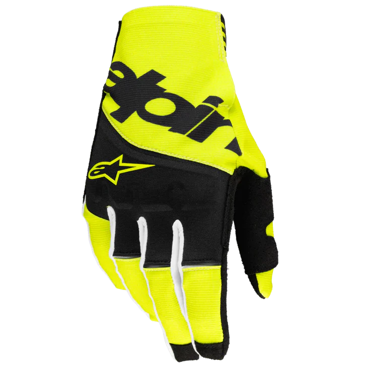 Alpinestars Techstar Gloves - Black Yellow Fluo