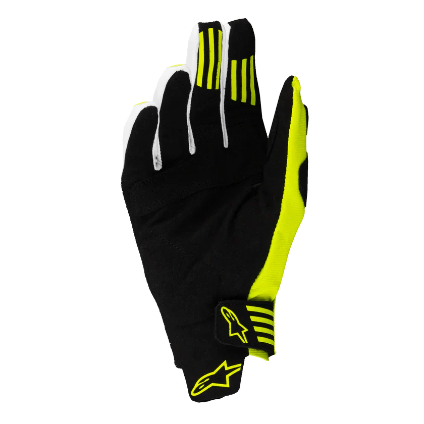 Alpinestars Techstar Gloves - Black Yellow Fluo - Image 2