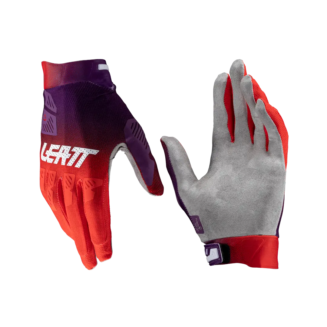 2025 Leatt 2.5 X-Flow Gloves Sunburn - Image 2