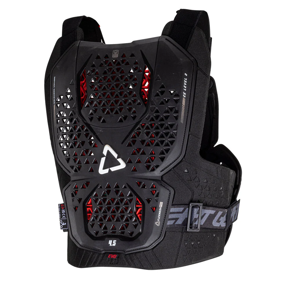2025 Leatt Chest Protector 4.5 Evo Black - Image 2
