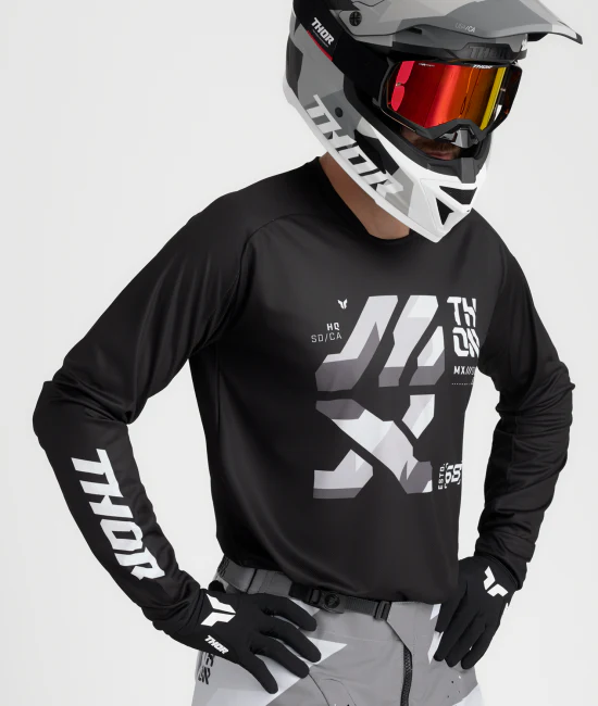 Thor Jersey Launch Brave Black Grey - Image 5