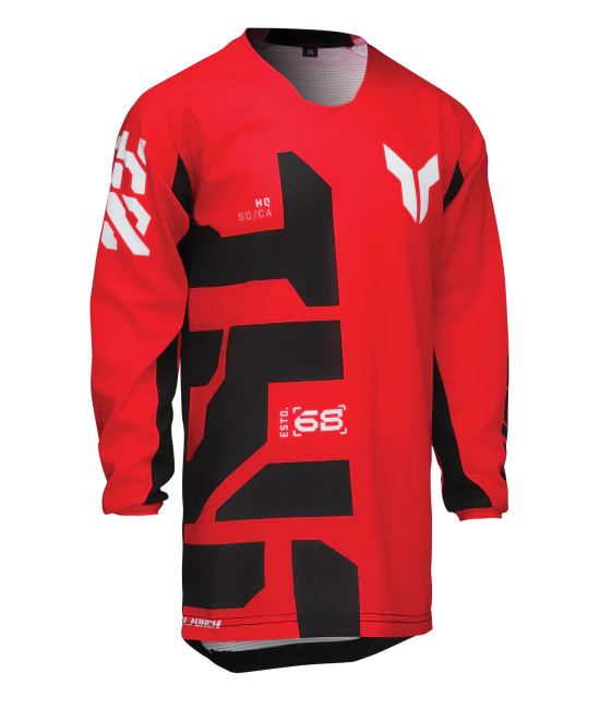 Thor Launch Youth Jersey Forge Red