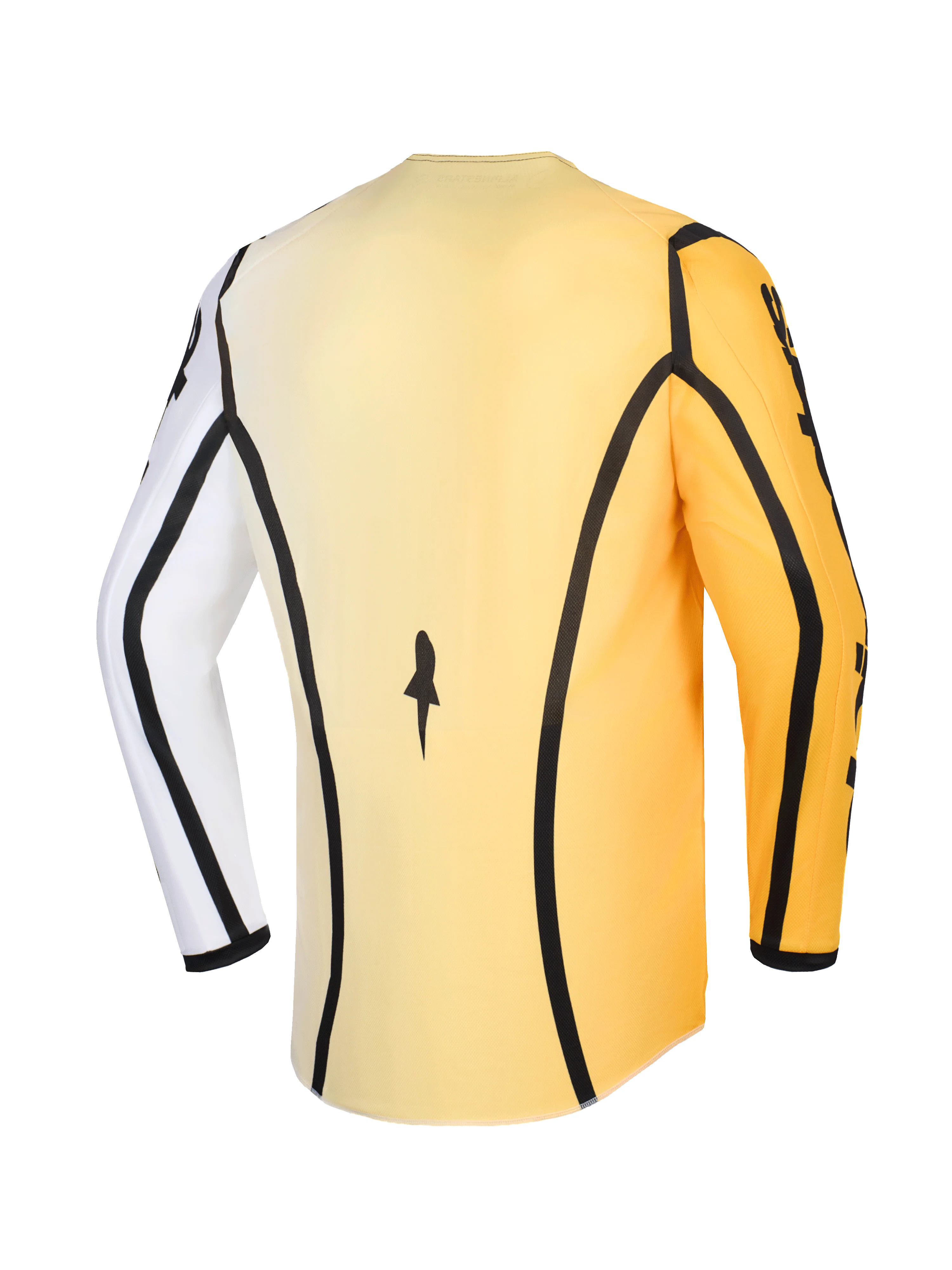 2026 Alpinestars Fluid Apex Motocross Jersey - Yellow Black - Image 2