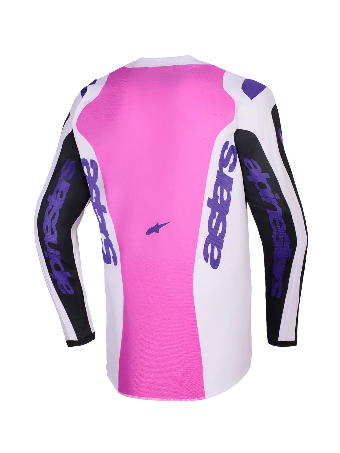 2026 Alpinestars Fluid Grid Motocross Jersey - Black Light Gray Purple - Image 2