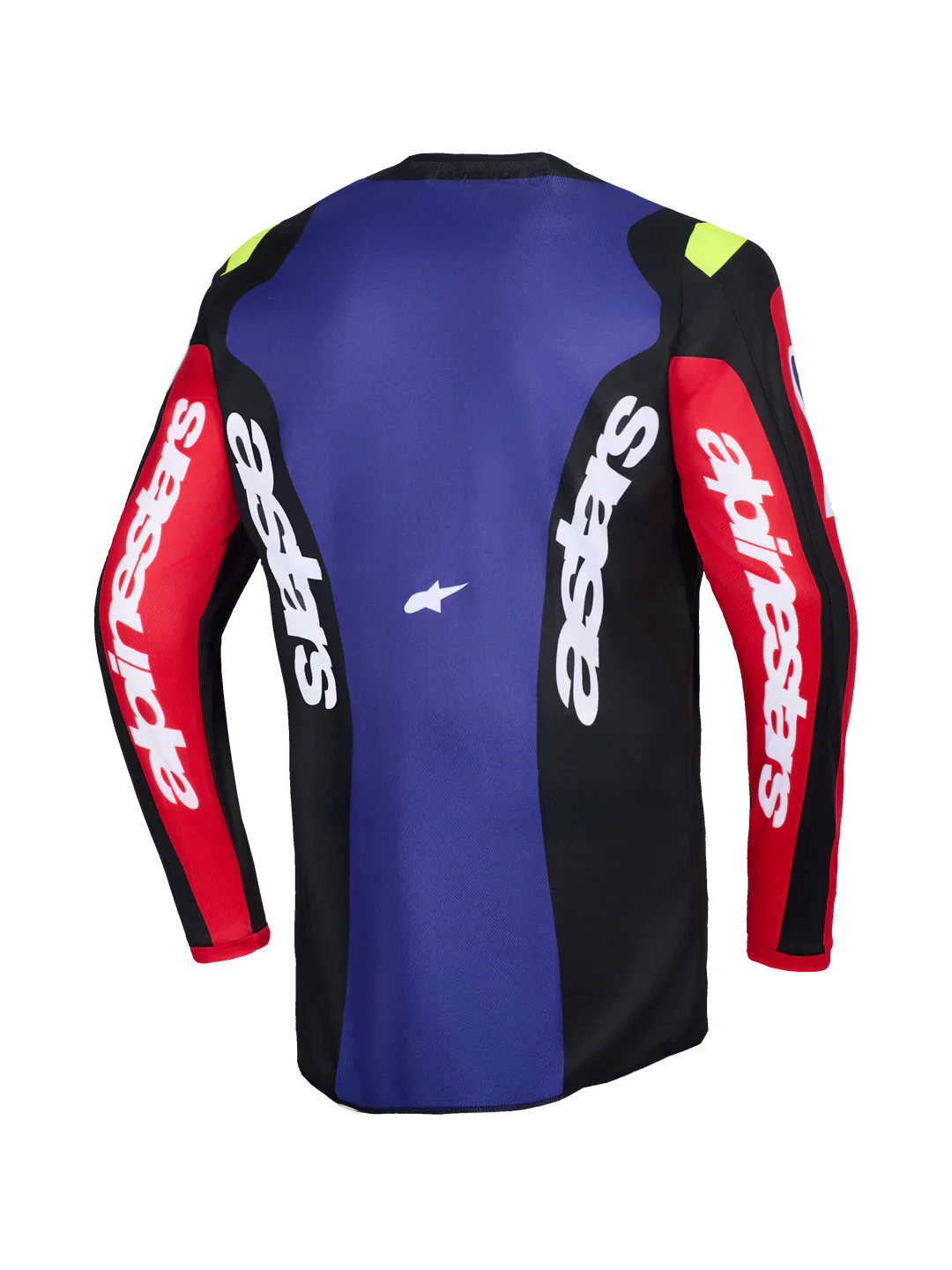 2026 Alpinestars Fluid Grid Motocross Jersey - Red Black Purple - Image 2