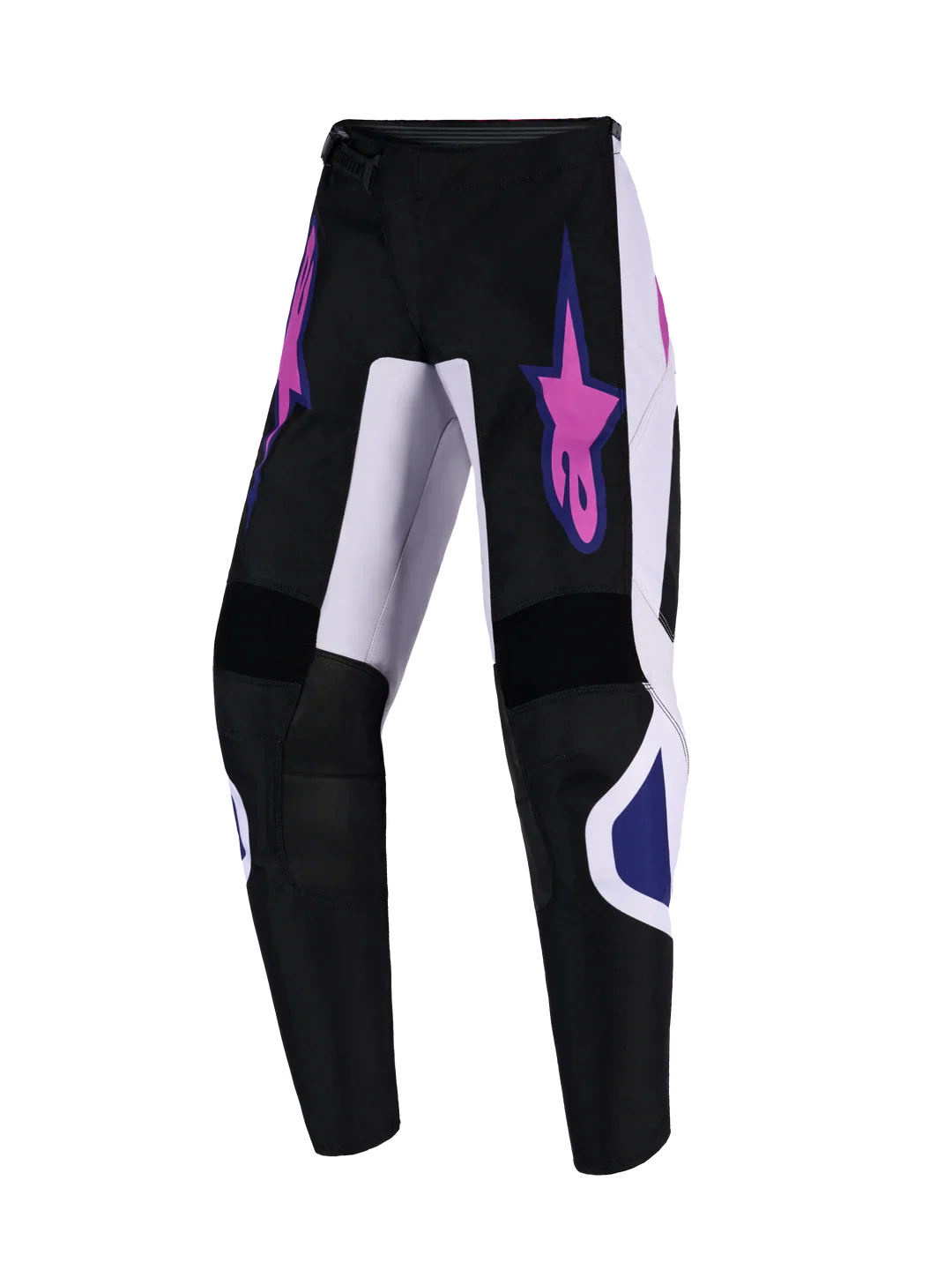 2026 Alpinestars Fluid Grid Youth Motocross Pants - Black Light Gray Purple