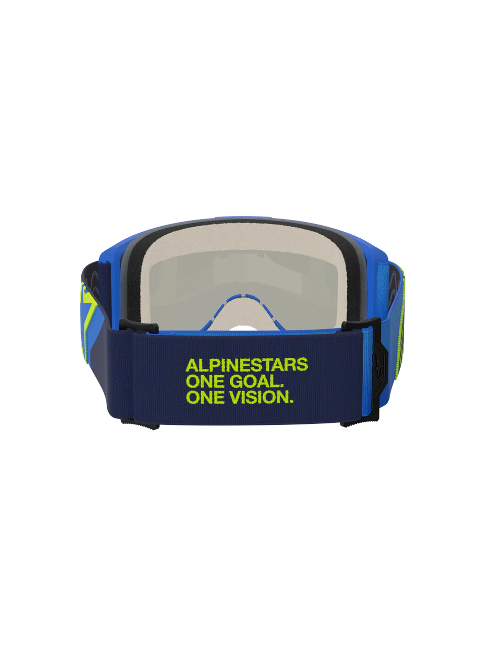 2026 Alpinestars Goggles Vision 5 Corp - Blue Yellow Fluo Mirror Blue - Image 3