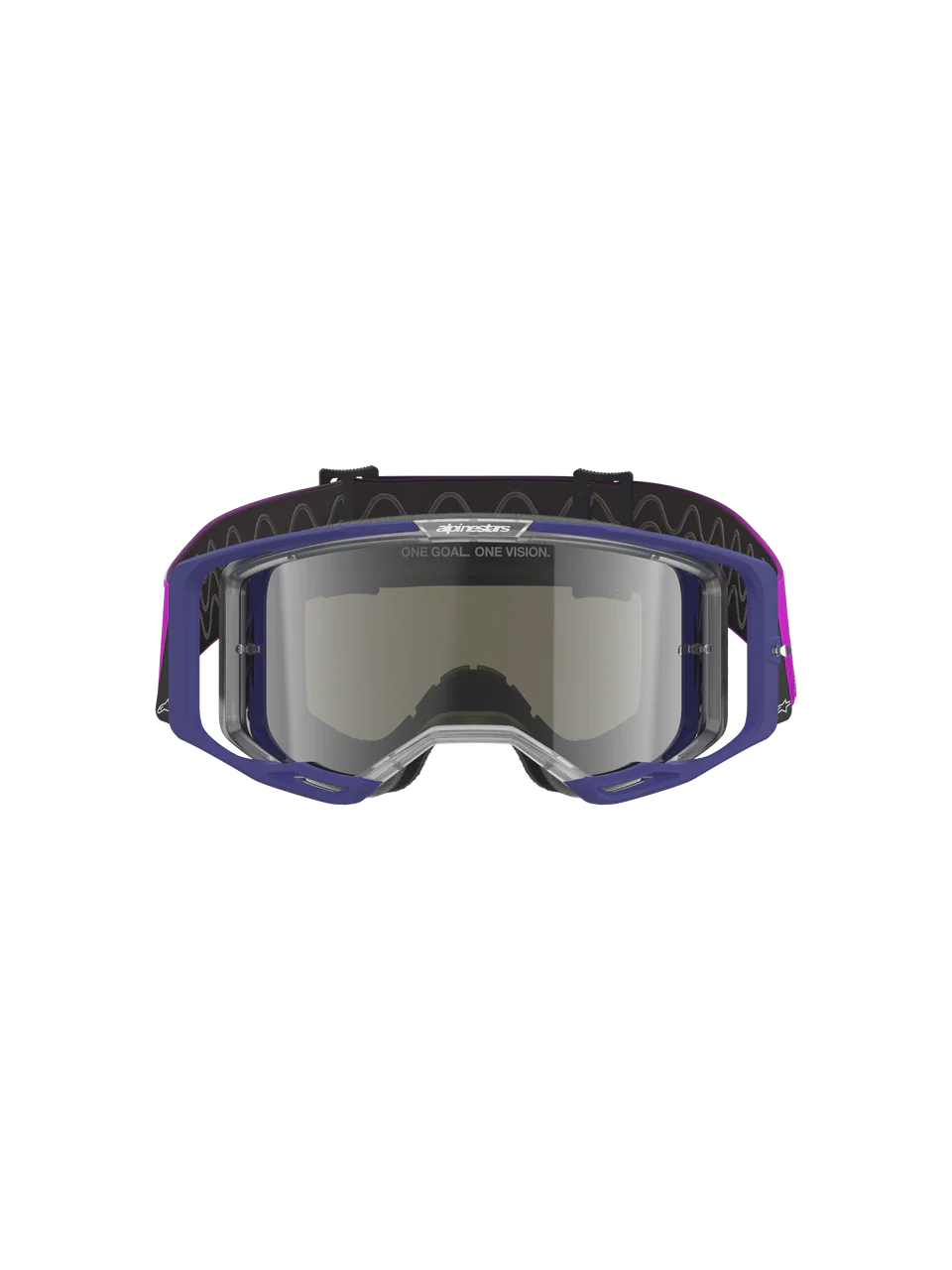 2026 Alpinestars Goggles Vision 8 Corp - Purple Light Gray Mirror Slvr - Image 3