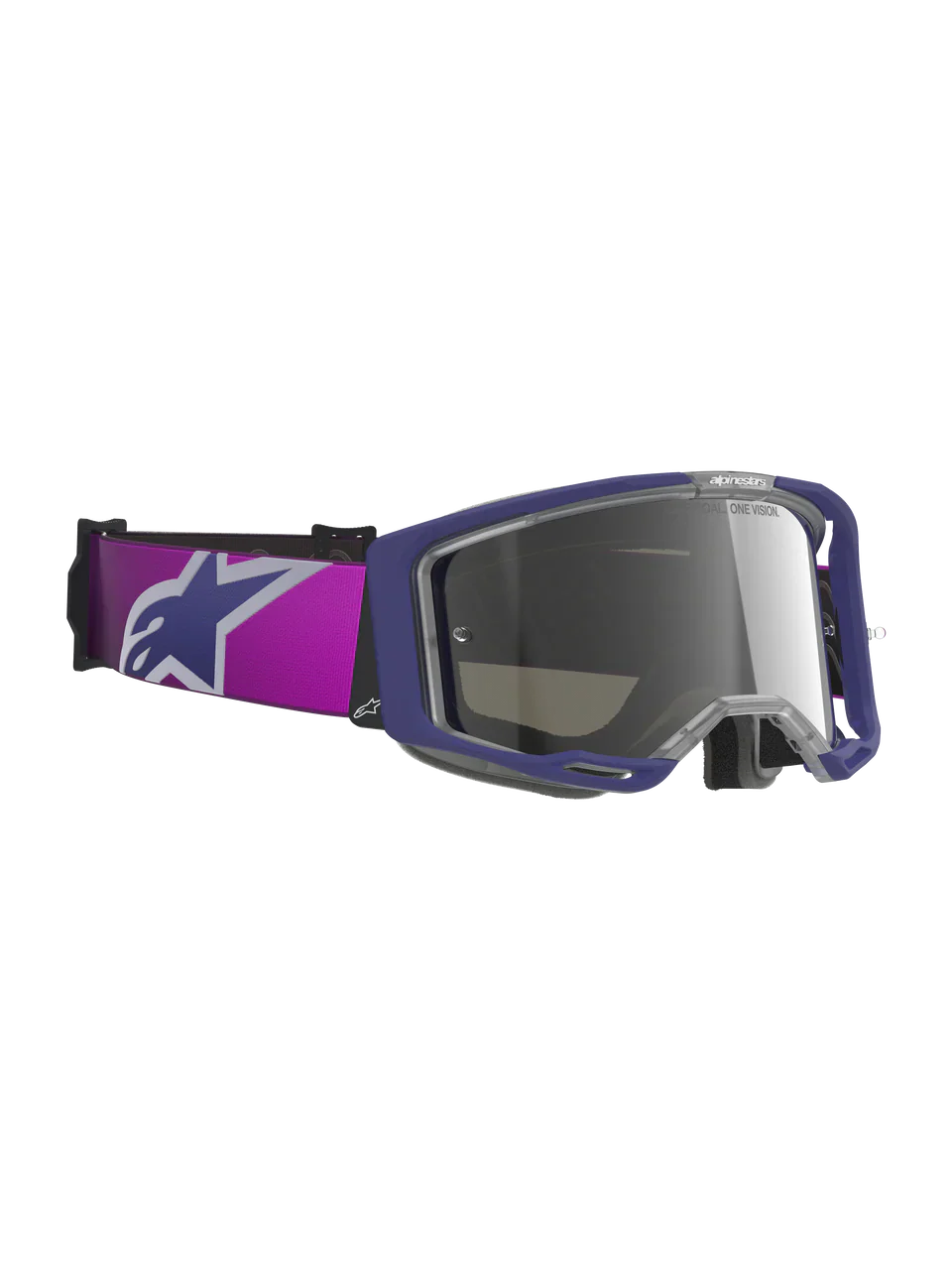 2026 Alpinestars Goggles Vision 8 Corp - Purple Light Gray Mirror Slvr - Image 4