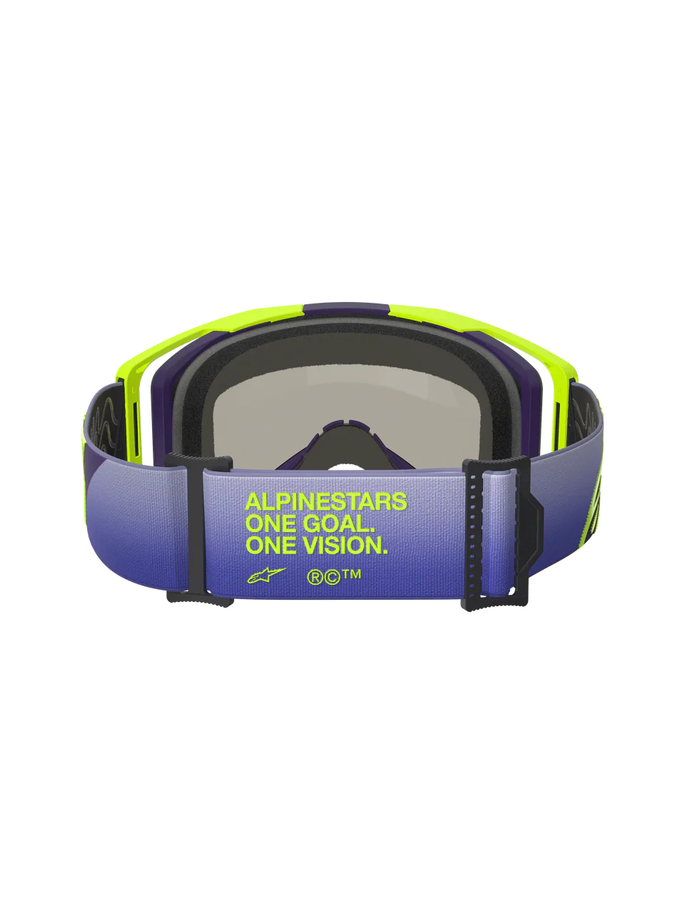 2026 Alpinestars Goggles Vision 8 Corp - Purple Yellow Fluo Mirror Blue - Image 2