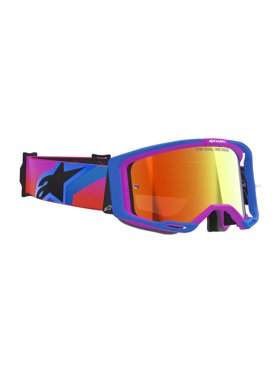 2026 Alpinestars Goggles Vision 8 Corp - Ucla Blue Purple Orng Mirror Red - Image 4