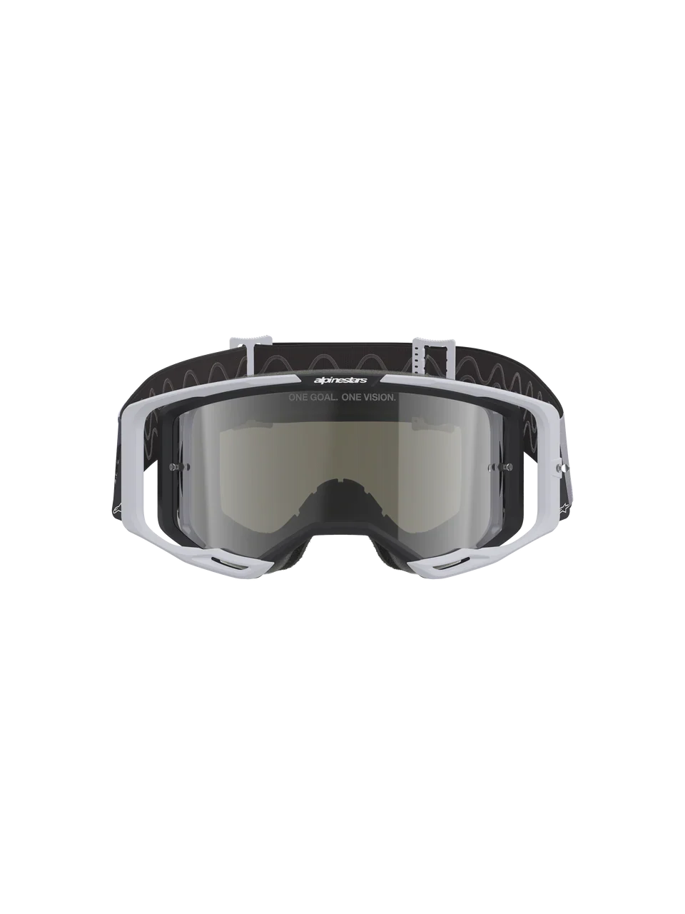2026 Alpinestars Goggles Vision 8 Lahnd - Iron Camo Mirror Silver - Image 3