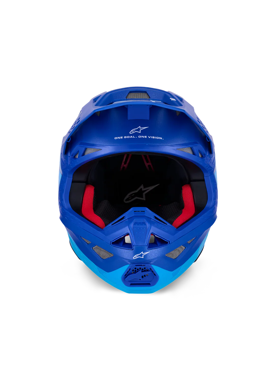 Alpinestars Helmet Supertech SM10 Flood Helmet  - Met Blue Med Blue Blk Carbon - Image 4