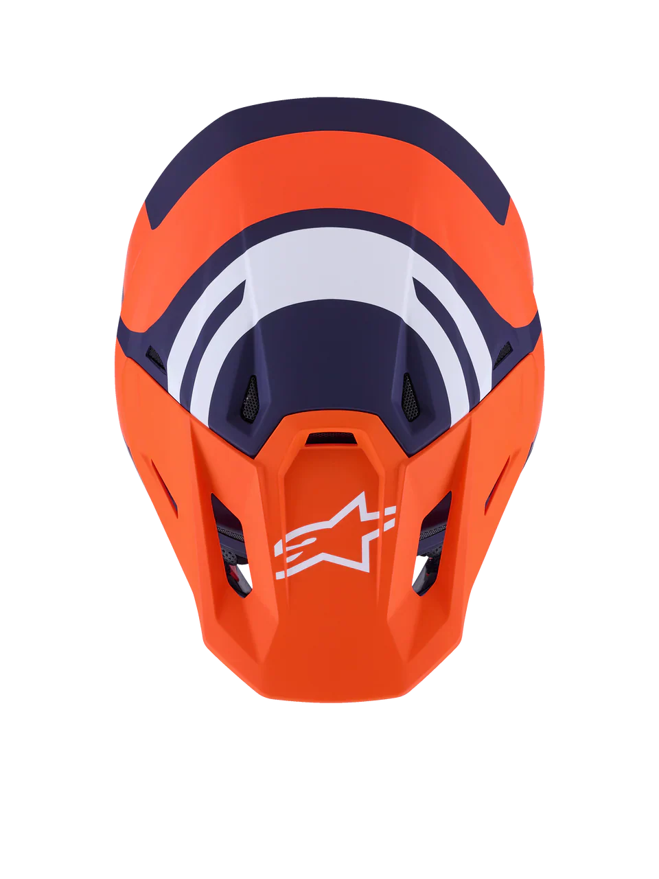 Alpinestars Helmet Supertech S-M7 Core Helmet ECE06  - Orange Blue Matt - Image 2