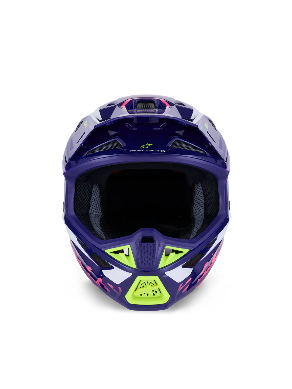 Alpinestars Helmet Supertech S-M7 Deed Helmet - Purple Pink Gloss - Image 4