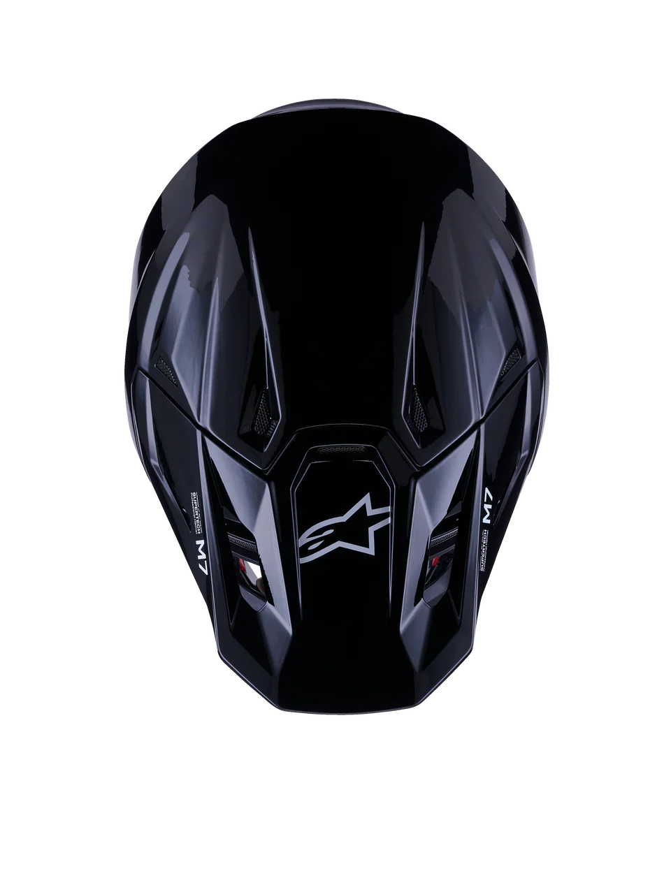 Alpinestars Helmet Supertech S-M7 Solid Helmet - Black Gloss - Image 2