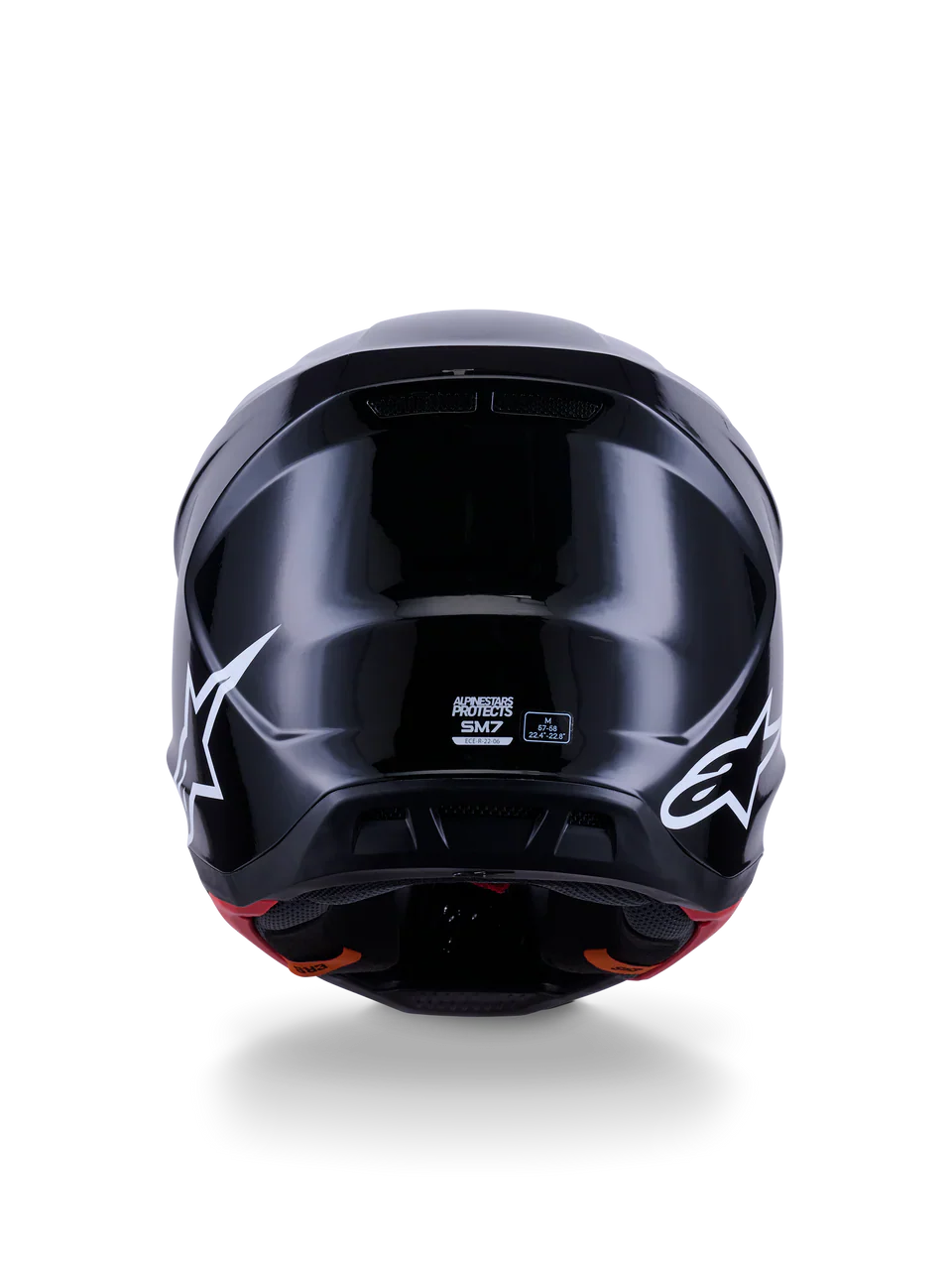 Alpinestars Helmet Supertech S-M7 Solid Helmet - Black Gloss - Image 7