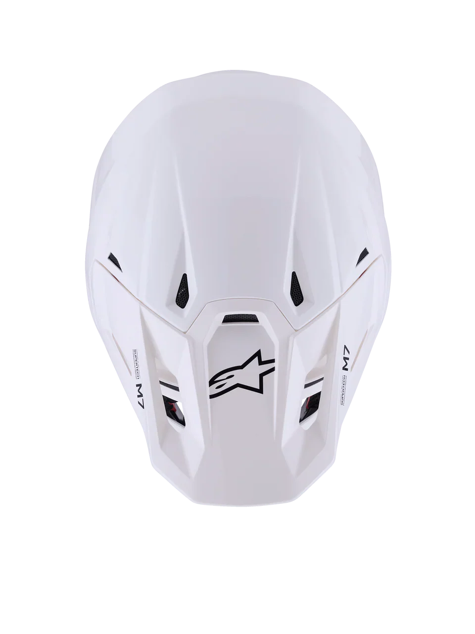 Alpinestars Helmet Supertech S-M7 Solid Helmet - White Gloss - Image 2