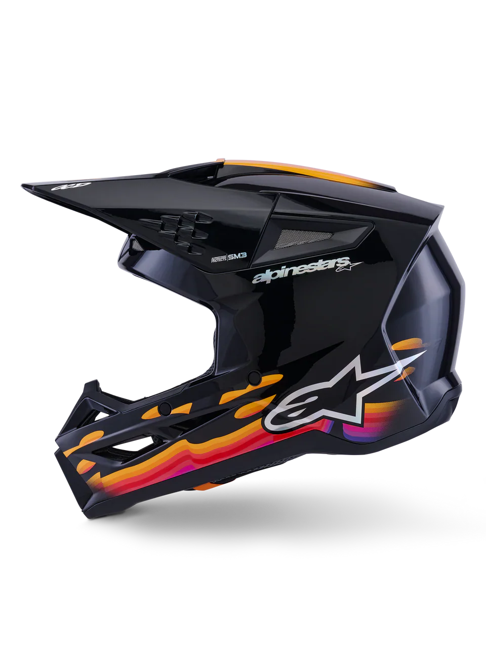 Alpinestars Helmet SM3 Force Helmet Black Gloss - Image 5