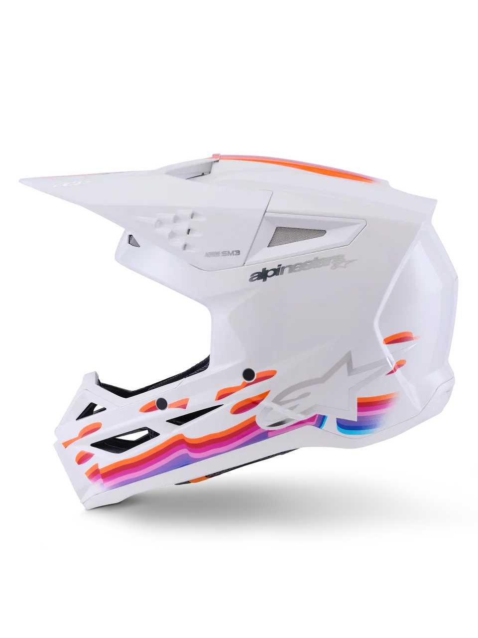 Alpinestars Helmet SM3 Force Helmet White Gloss - Image 5