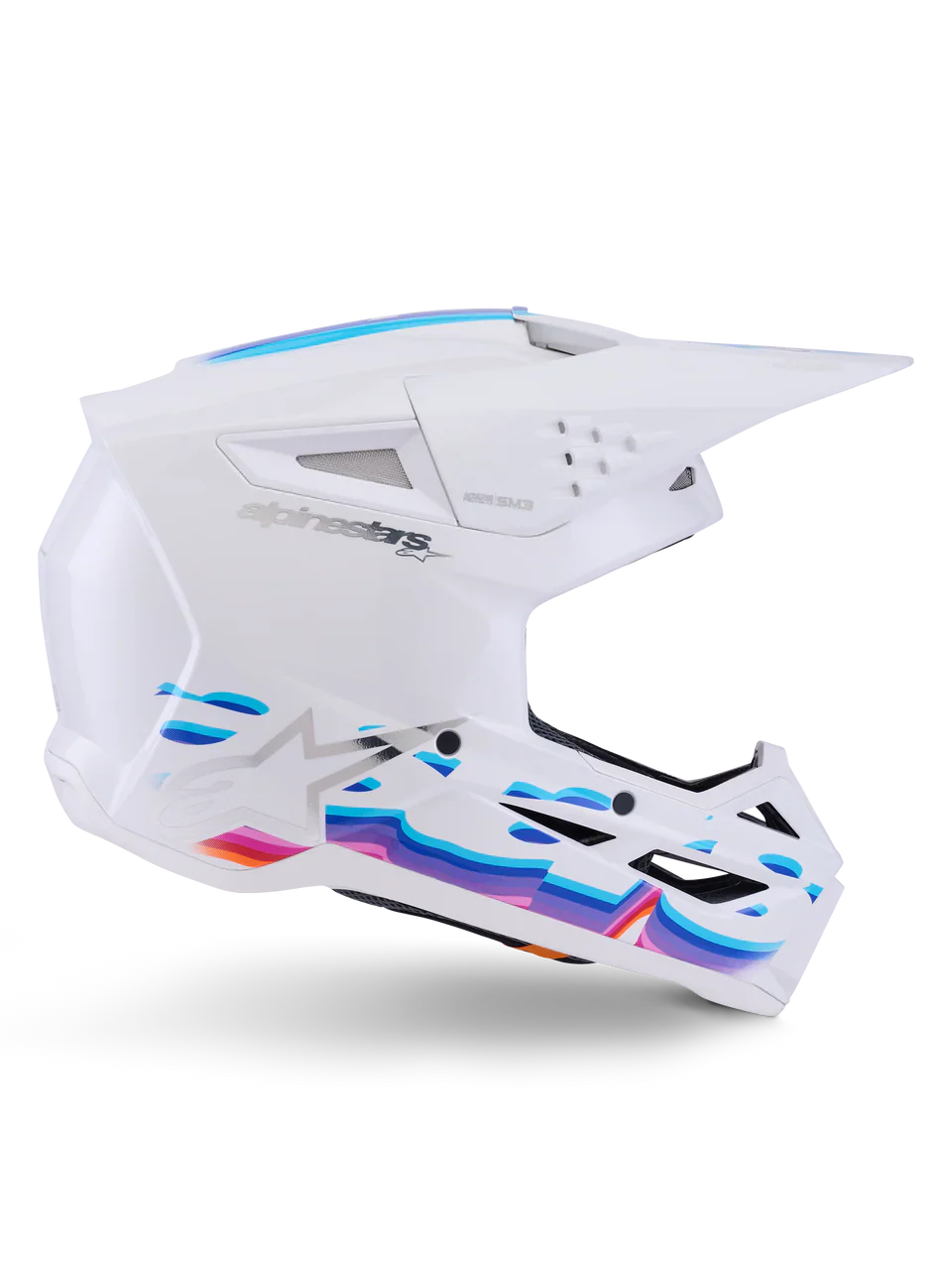 Alpinestars Helmet SM3 Force Helmet White Gloss - Image 6