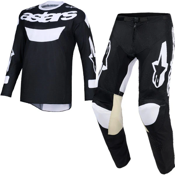 2026 Alpinestars Racer Air Riway Kit Combo - Black White