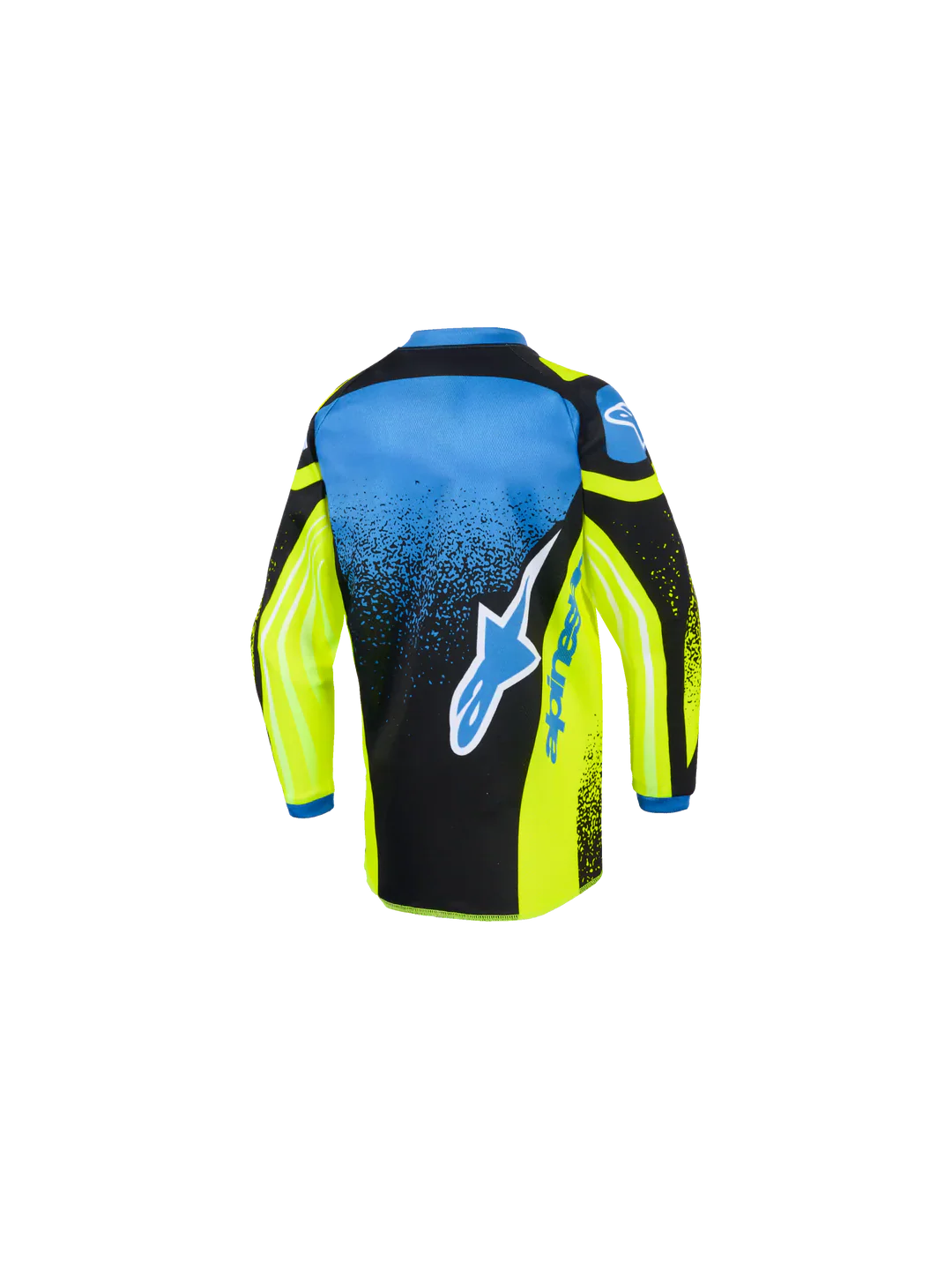 2026 Alpinestars Racer Nomur Kids Motocross Jersey - Dk Navy Yllw Fl Ucla Blue - Image 2