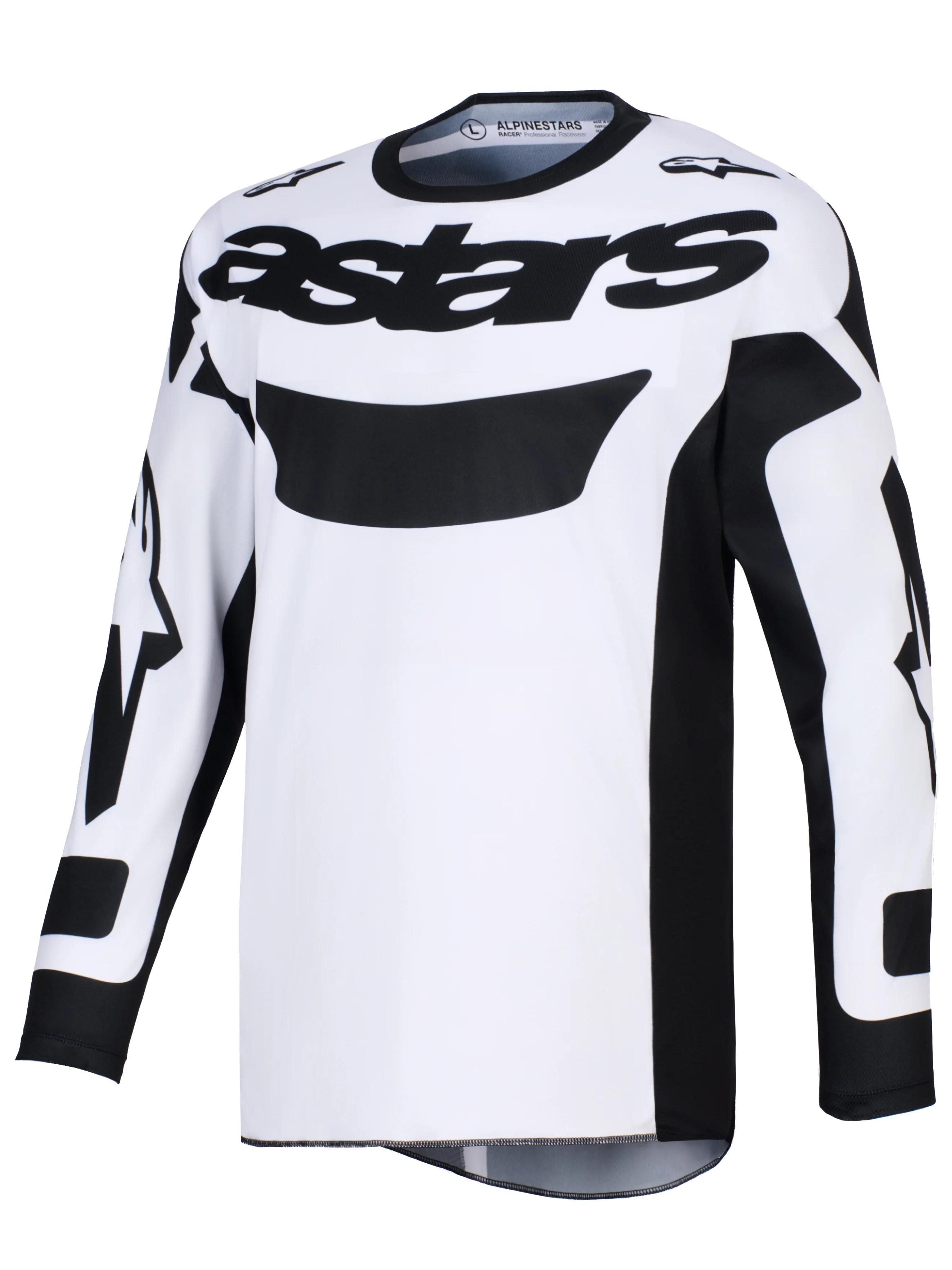 2026 Alpinestars Racer Riway Motocross Jersey - White Black