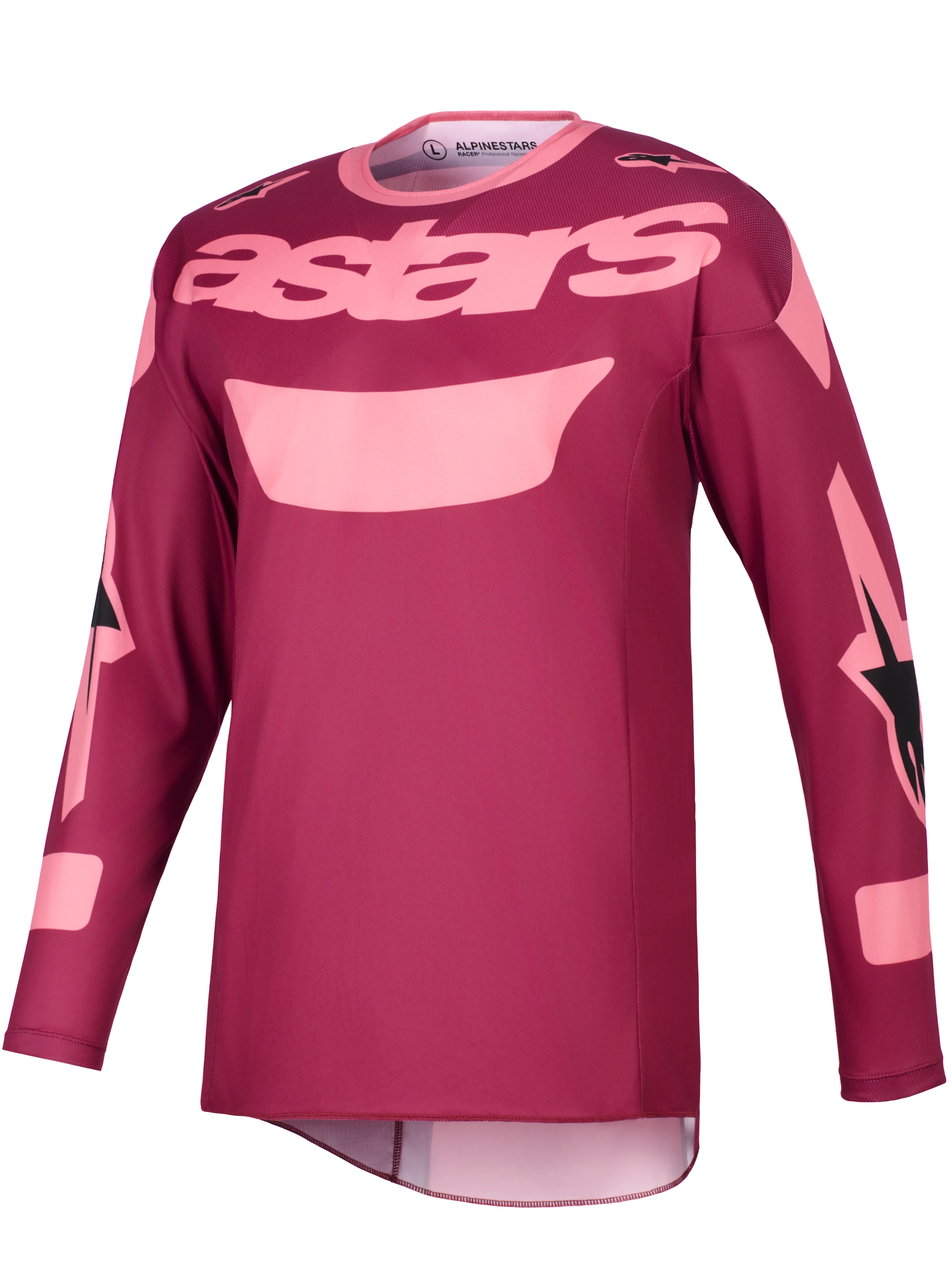 2026 Alpinestars Racer Riway Motocross Jersey - Dark Red Coral