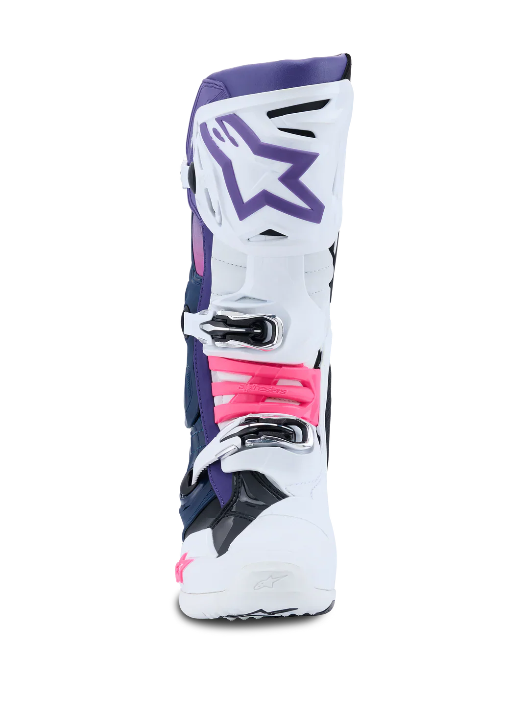 Alpinestars Tech 10 Motocross Boots - White Violet Navy Pink - Image 3