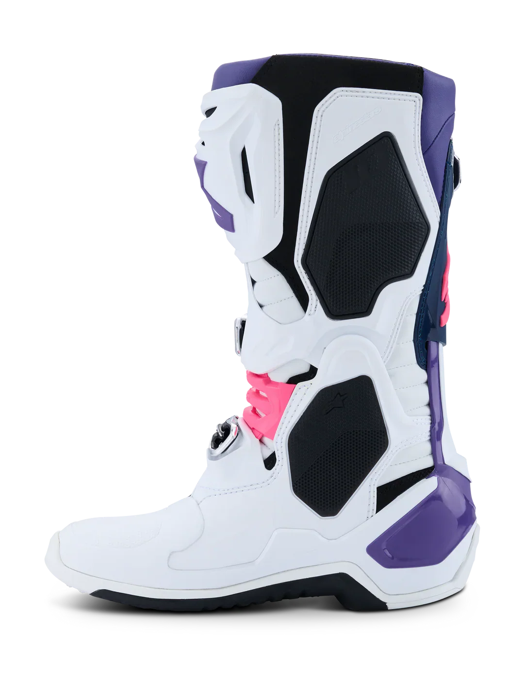 Alpinestars Tech 10 Motocross Boots - White Violet Navy Pink - Image 4