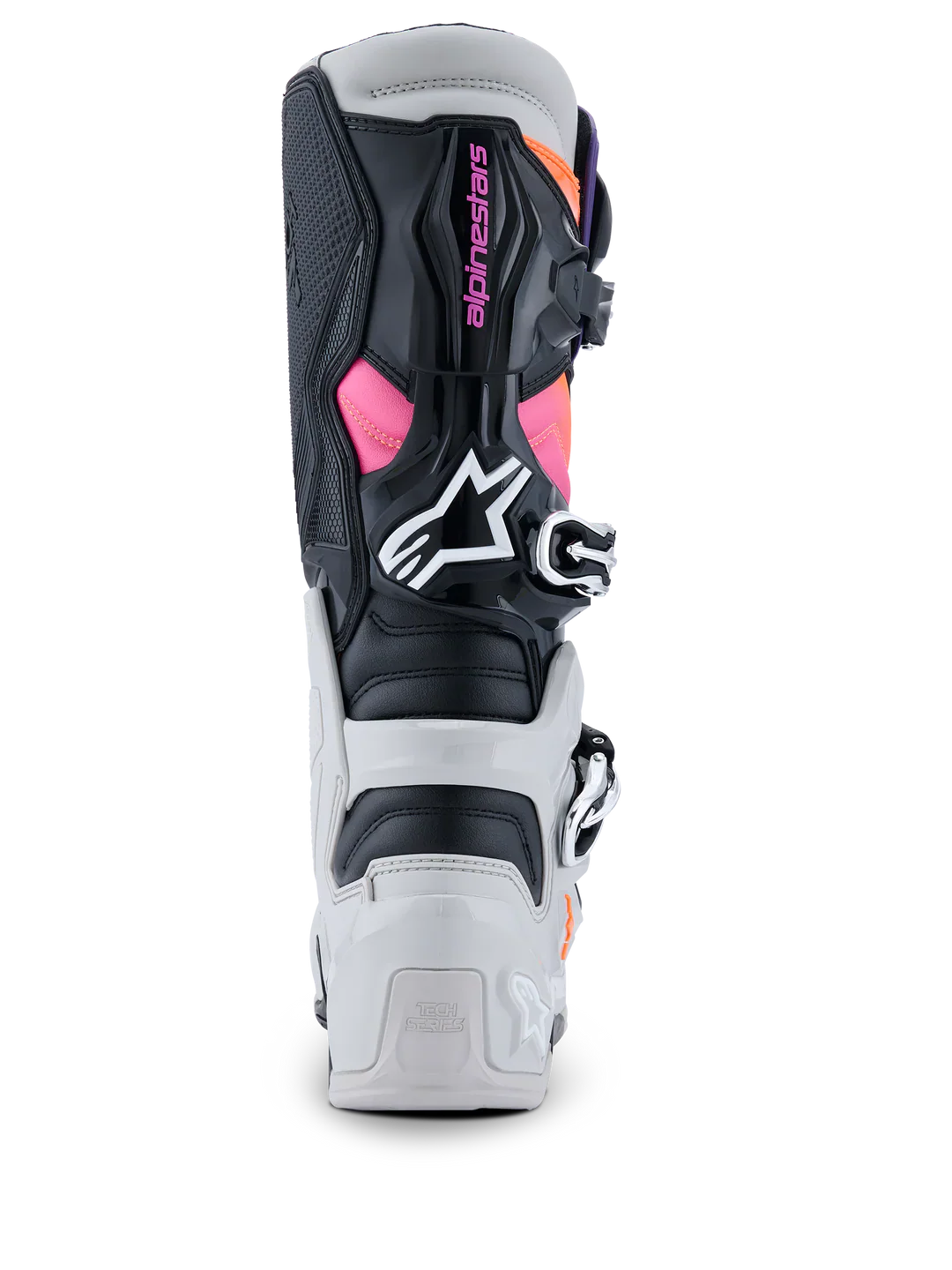 Alpinestars Tech 7 Motocross Boots - Grey Orange Magenta - Image 5