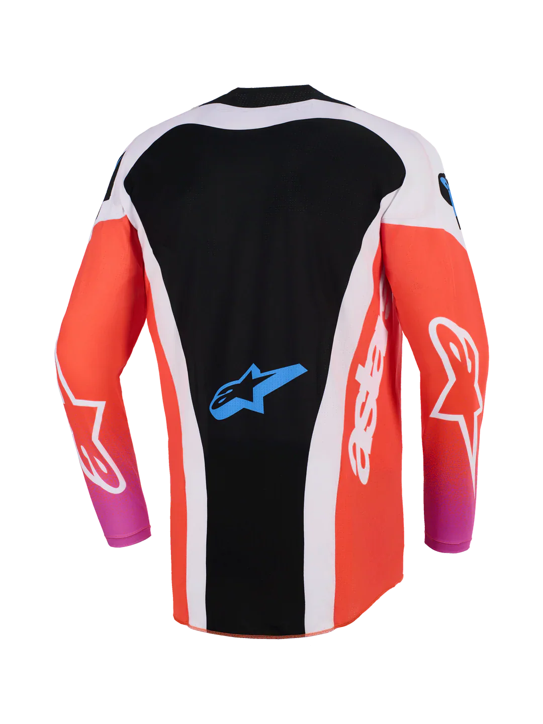 2026 Alpinestars Techstar Knif Motocross Jersey - Gray Orange Fluo Black - Image 2