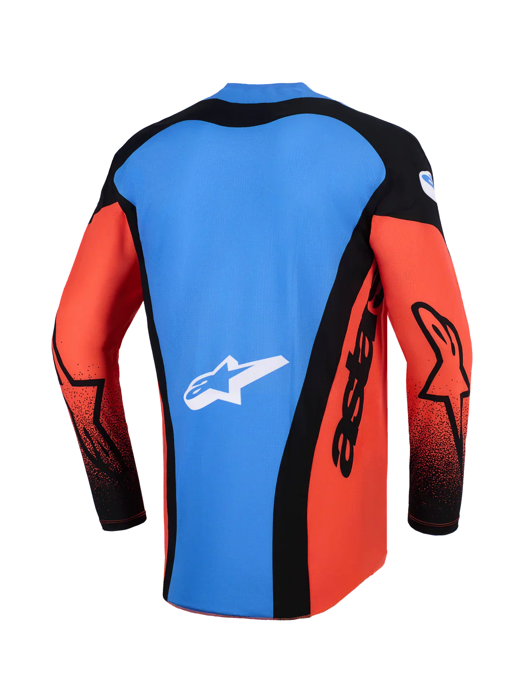 2026 Alpinestars Techstar Knif Motocross Jersey - Orange Black Ucla Blue - Image 2