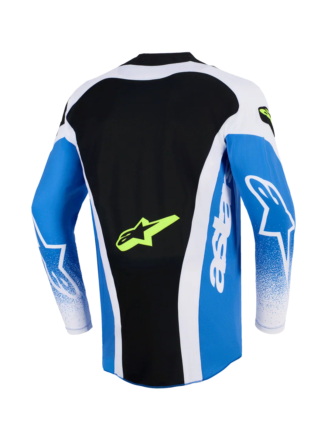 2026 Alpinestars Techstar Knif Motocross Jersey - Ucla Blue Black Yellow Fluo - Image 2