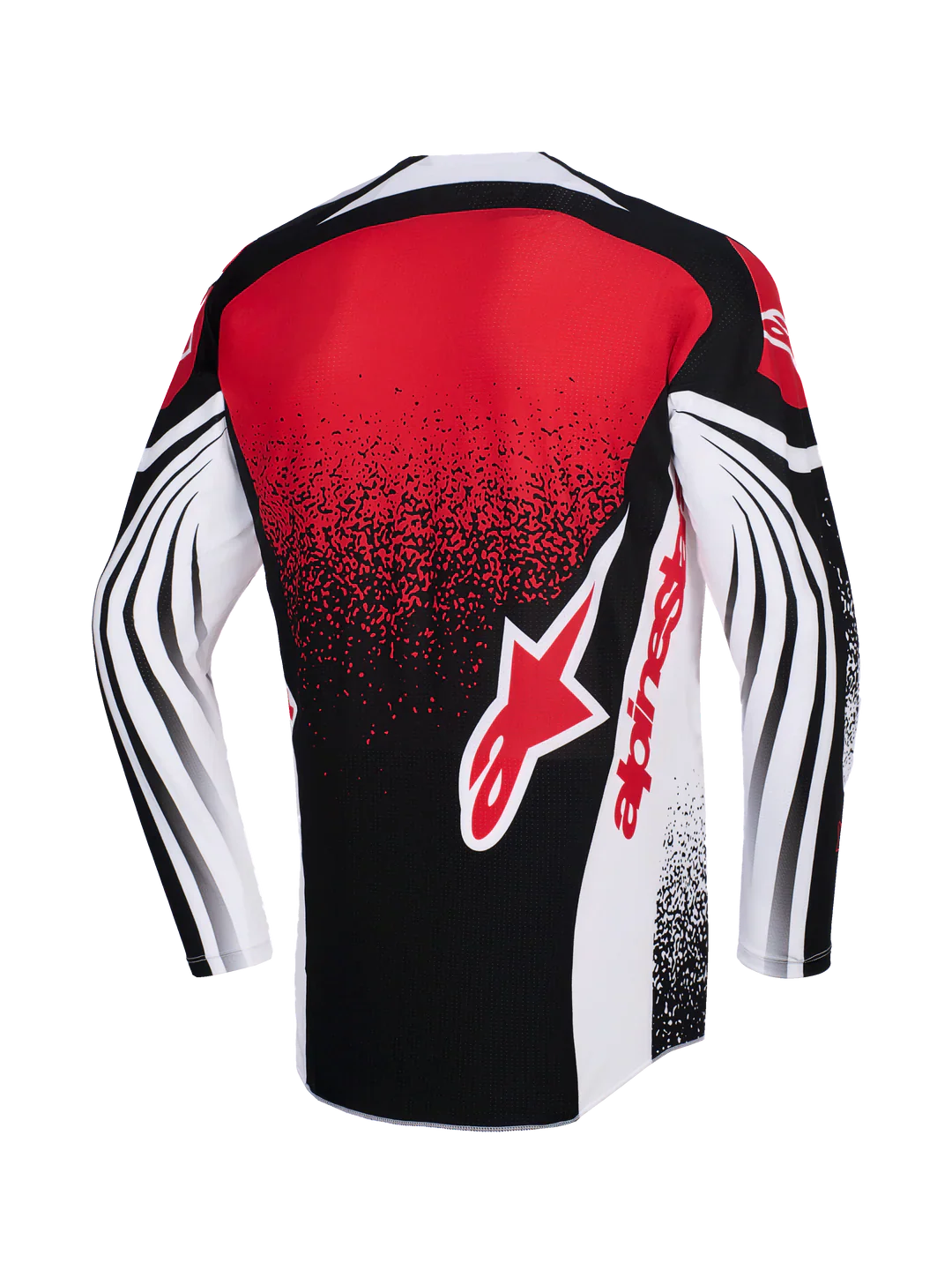 2026 Alpinestars Techstar Nomur Motocross Jersey - Black White Red - Image 2