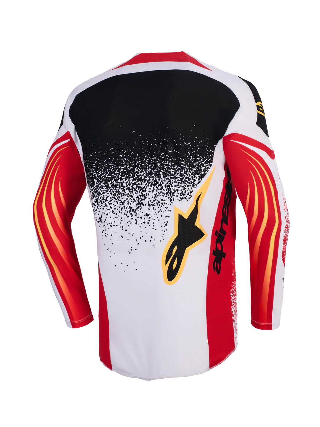 2026 Alpinestars Techstar Nomur Motocross Jersey - Light Gray Red Black - Image 2