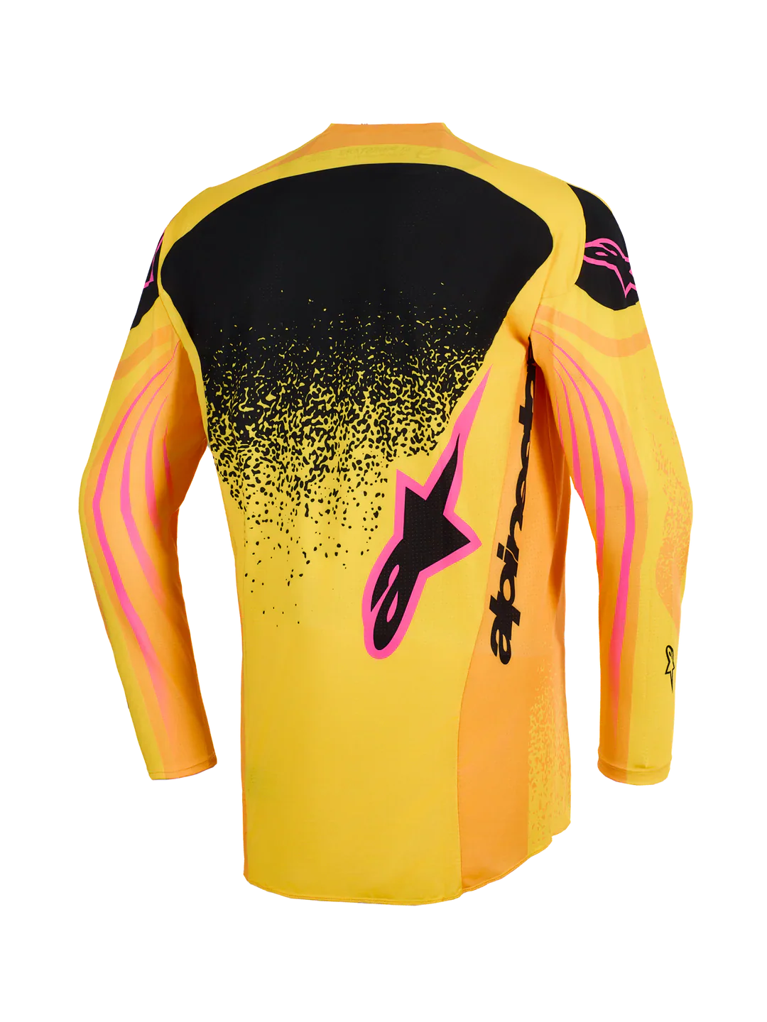 2026 Alpinestars Techstar Nomur Motocross Jersey - Orange Yellow Pink - Image 2