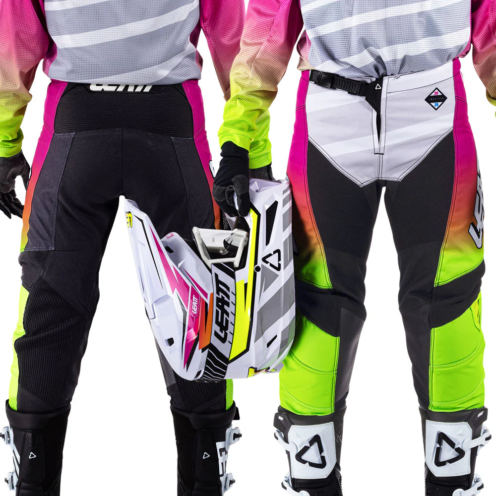 2026 Leatt 3.5 Youth Pant and Jersey Kit Combo Retro Pink - Image 3