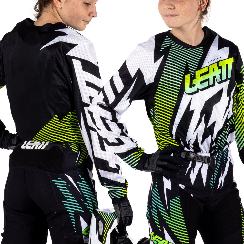 2026 Leatt 3.5 Youth Pant and Jersey Kit Combo Storm Blue - Image 2