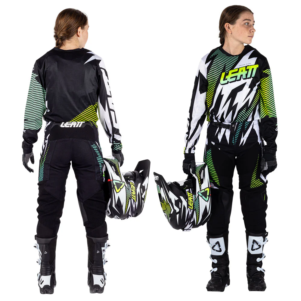 2026 Leatt 3.5 Youth Pant and Jersey Kit Combo Storm Blue - Image 4